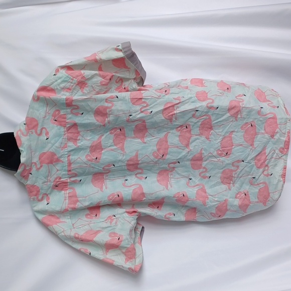 Artistry in Motion Flamingo Short Sleeve Woven size XL - Picture 6 of 8